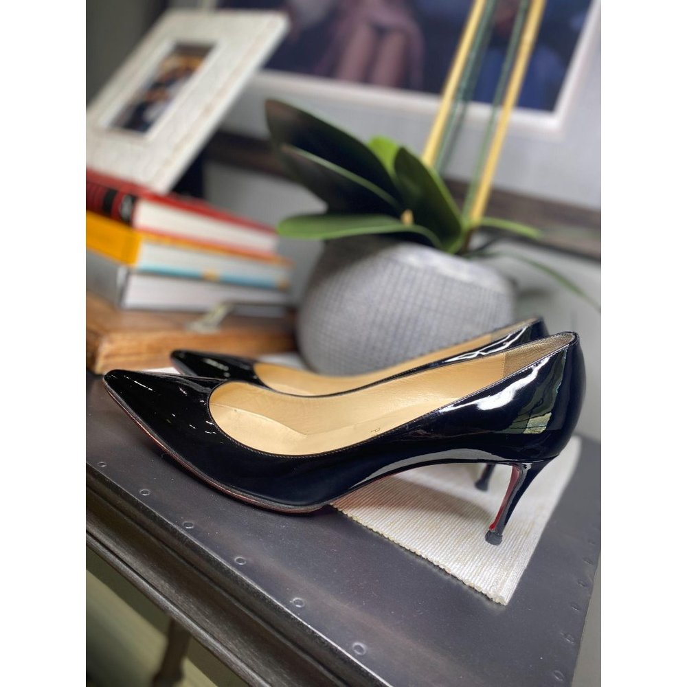 (Sold) Christian Louboutin DECOLLETE 554 Kate Blac - Picture 5 of 14